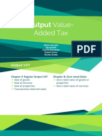 Calculating Output VAT on Sales of Goods and Properties