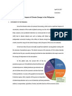 Economic Impact of Climate Change in The Philippines