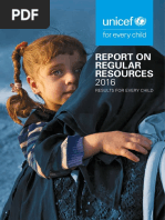 Report on Regular Resources 2016