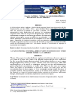 Perfil locacional do emprego formal nas microrregiões do RS