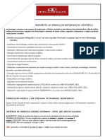 Procedimentos para Trabalhos Cientificos