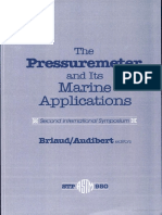 The Pressuremeter and Its Marine Applications by Briaud - Audibert. STPASTM950 Incompleto