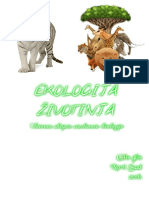 Ekologija Životinja - Skripta PDF