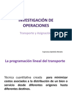 Transporte y Asignación