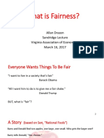 Allan Drazen Sandridge Lecture, VAE 2017, "What Is Fairness?"