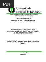 Á Compreensão Histórica Dos Professores PDE 2015_-_CASAGRANDE_Marilsa_Paula