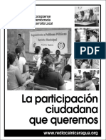 La participación ciudadana que queremos.