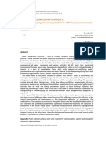 Capillé, Psarra - 2013 - Space and Planned Informality Strong and Weak Programme Categorisation in Public Learning Environments PDF