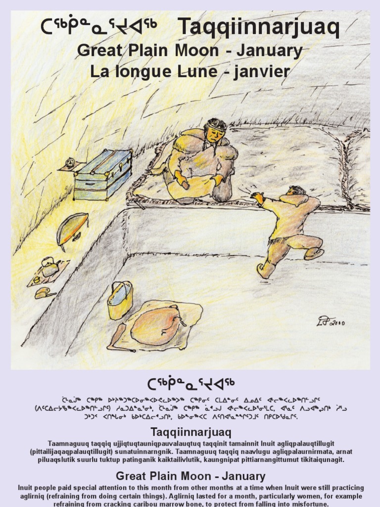 Calendrier des saisons inuit | PDF | Renne | La nature
