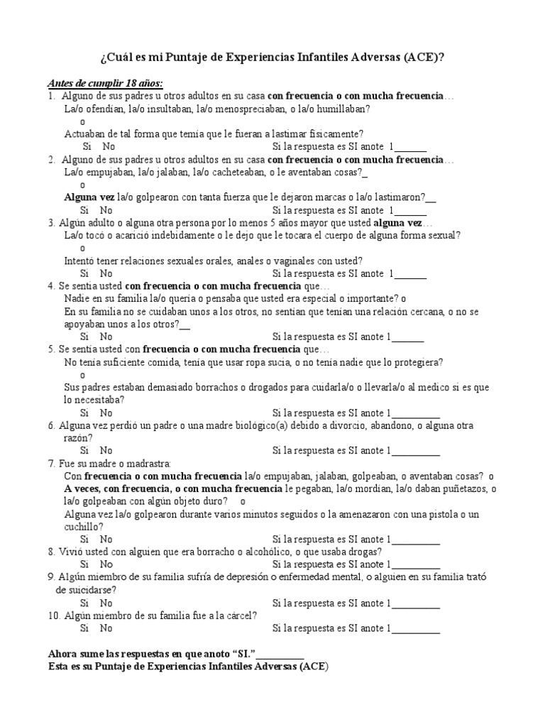 ACE Calculator Spanish.127143748 | PDF | Salud y bienestar | Medicina