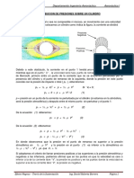 Distribución de presiones sobre un cilindro en movimiento