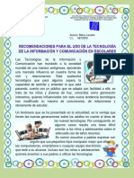 Recomendaciones para El Uso de Las TIC en Escolares PDF