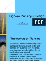 Highway Planning & Design: by Prof. Dr. M. A. Kamal