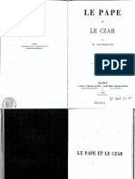 "Le Pape Et Le Tsar", Par Pierre Sébastien Laurentie