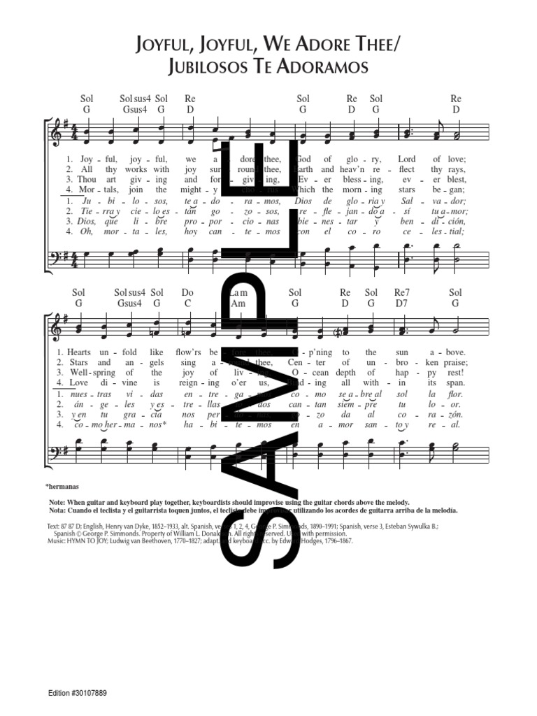 Joyful Joyfull Hymn Hymns Entertainment General