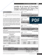 Area Contable - Tratamiento Contable Del Excedente de Revaluacion