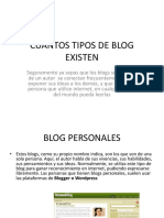 Cuantos Tipos de Blog Existen