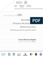 Nutricion Especializada Nutrienteral y Parenteral