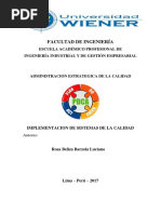 Implementacion de Un Sistema de Calidad en La Area de Corporativo