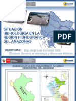 Situación Hidrológica en La Cuenca Hidrográfica Del Amazonas