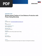 RelaySimTest AppNote Line Distance Protection Power Swing Blocking 2017 ENU