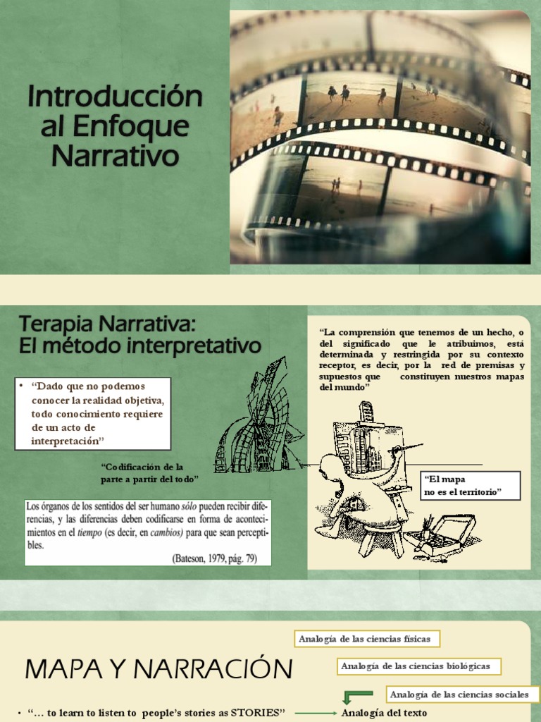 Introducción Narrativa White Epston PDF Analogía Desorden