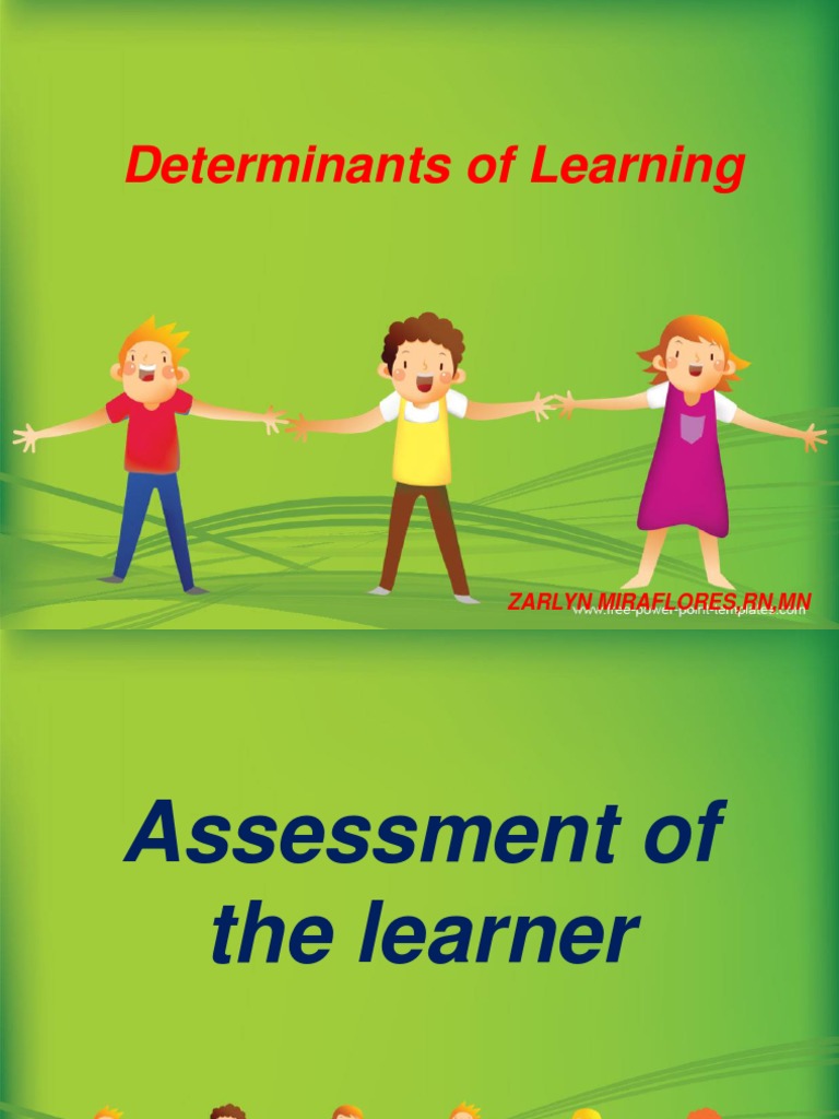 Determinants of Learning | PDF | Literacy | Learning