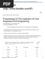 Proceedings of The Institution of Civil Engineers-Civil Engineering Impact Factor - 2016 - 2015 - 2014 - BioxBio