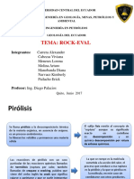 Pirólisis (Rock Eval)