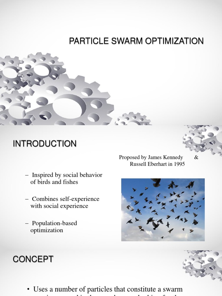 literature review particle swarm optimization