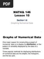 MATH& 146 Lesson 10: Graphing Numerical Data