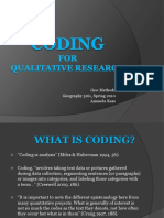 Coding For Qualitative Research