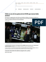 Chile Es Uno de Los Países de La OCDE Que Menos Bebe Alcohol - Tele 13