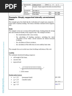 SX001a en EU Example Simply Supported Laterally Unrestrained