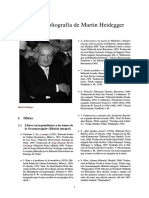 Martin Heidegger en Castellano. Bibliografía