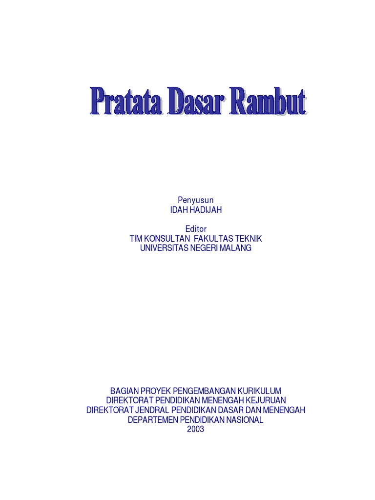 pratata dasar rambut  pdf