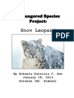 Endangered Species Project