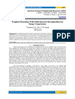 Weighted Denoising With Multi-Spectral Decomposition for Image Compression