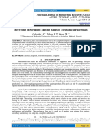 Recycling of Scrapped Mating Rings of Mechanical Face Seals