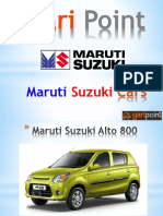 Maruti Suzuki Cars - GariPoint