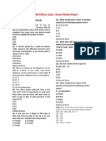 IBPS RRB Scale I Model Paper