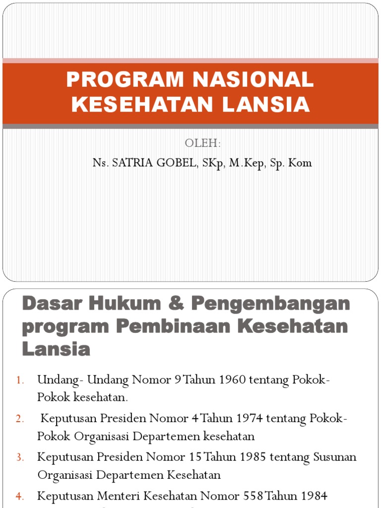 Program Kesehatan untuk Lansia di Desa Sikabau
