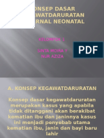 Konsep Dasar Kegawatdaruratan Maternal Neonatal