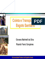 Coleta e Transporte de Esgoto Sanitário