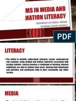 Key Terms in Media and Information Literacy