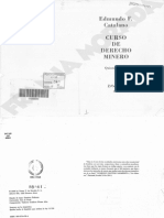 Curso de Derecho Minero - Catalano PDF