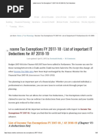 Download Latest Income Tax Exemptions FY 2017-18 _ AY 2018-19 _ Tax Deductions by Koneru Hemanth SN352609222 doc pdf