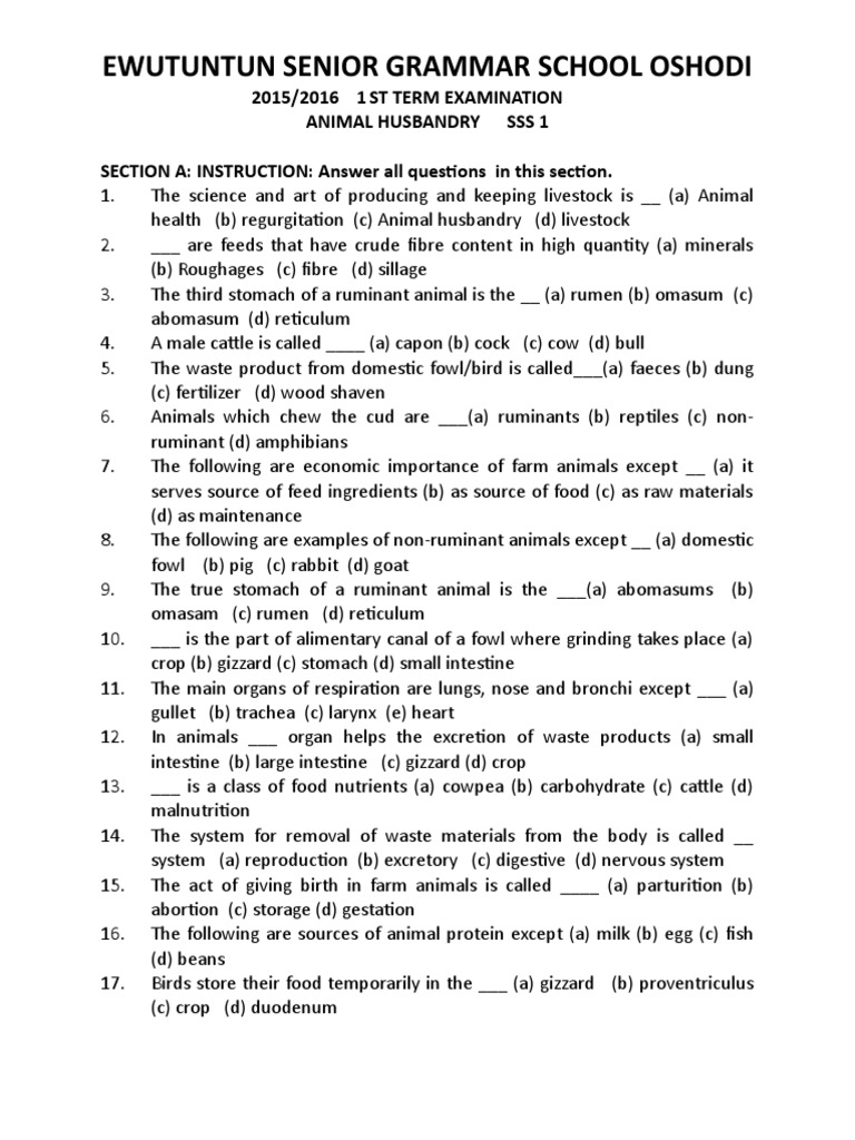 ESSENTIAL ANIMAL HUSBANDRY TEXTBOOK PDF FREE DOWNLOAD visual data 3