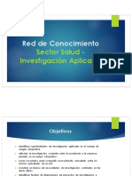 Presentación Red de Conocimiento Sector Salud -  Investigación Aplicada