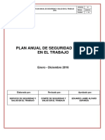 Plan Anual de Seguridad y Salud en El Trabajo MTC